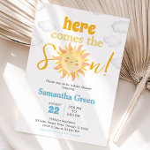 Boho Sunshine Baby Shower Kaart
