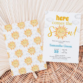 Boho Sunshine Baby Shower Kaart