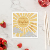 Boho Sunshine Baby shower Napkins Servet (Insitu)