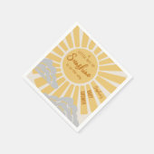 Boho Sunshine Baby shower Napkins Servet (Hoek)