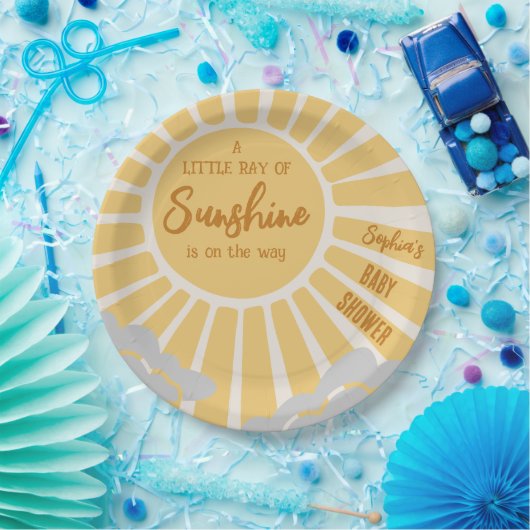 Boho Sunshine Baby shower Paper Bord (Feest)