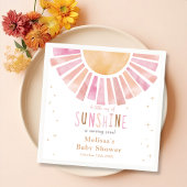 Boho Sunshine Baby shower Party servetten