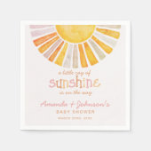 Boho Sunshine Baby Shower Servet (Voorkant)