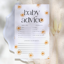 Boho Sunshine Baby shower Voorspellingen & Advies
