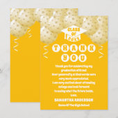 Boho Sunshine Balloons Afstuderen Dank u kaart (Voorkant / Achterkant)