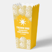 Boho Sunshine Balloons Baby shower Popcorn Bedankdoosjes (Voorkant)