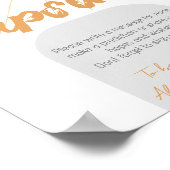 Boho sunshine Birthday Time Capsule Poster (Hoek)