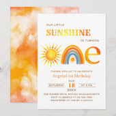 Boho Sunshine, een beroemde waterverf Kaart (Voorkant / Achterkant)