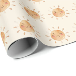 Boho Sunshine Genderneutraal Cadeaupapier