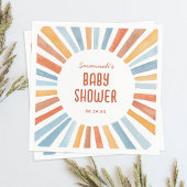 Boho Sunshine Geslacht Neutraal Baby shower Servet