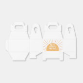 Boho Sunshine Hier Komt de Zon Favorietendoos Bedankdoosjes (Uitgevouwen)
