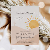 Boho Sunshine hier komt de zondag feest Kaart