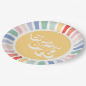 Boho Sunshine One op zondag Papieren Bordje (Gekanteld)