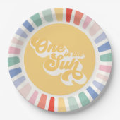 Boho Sunshine One op zondag Papieren Bordje (Voorkant)