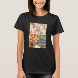 Boho Sunshine Plant Flower Garden Foragin T-shirt