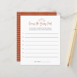 Boho Sunshine raadt het Baby shower aan