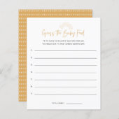 Boho Sunshine raadt het Baby shower aan (Voorkant / Achterkant)