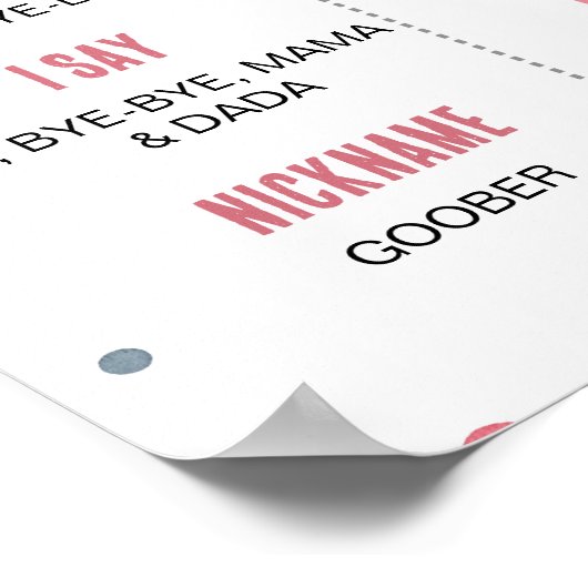 Boho Sunshine Regenboog Verjaardag Milestone Poste Poster (Hoek)