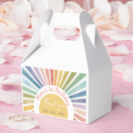 Boho Sunshine Verjaardagsfeest Bedankdoosjes