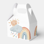 Boho Sunshine verjaardagsfeestje Bedankdoosjes (Achterkant)