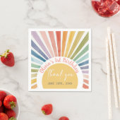 Boho Sunshine Verjaardagsfeestje  Servet (Insitu)
