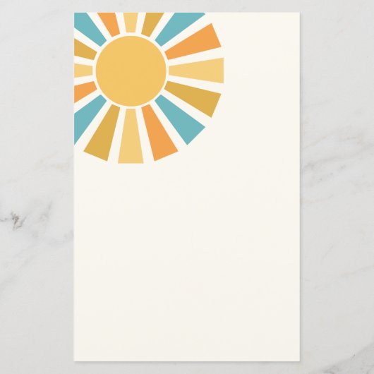 Boho Sunshine wint Baby game (Achterkant)