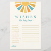 Boho Sunshine wint Baby game (Voorkant)