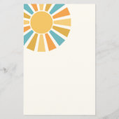 Boho Sunshine zou een Baby shower-spel zijn (Achterkant)