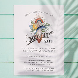 Boho Surf | Zomerfeest in de achtertuin Kaart