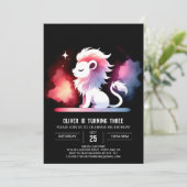 Boho Sweet Lion Verjaardag Kaart (Staand voorkant)