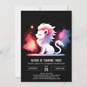 Boho Sweet Lion Verjaardag Kaart