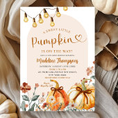 Boho Sweet Little Pumpkin op de weg Baby shower Kaart