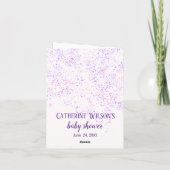 Boho Sweet Lollipops Snoep Land Baby showers Bedankkaart (Achterkant)