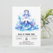 Boho Sweet Princess Verjaardag Kaart (Staand voorkant)