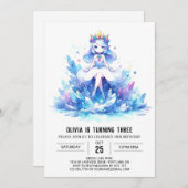 Boho Sweet Princess Verjaardag Kaart (Voorkant / Achterkant)