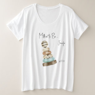 Boho T-Shirt voor aanstaande moeder voor babyshowe
