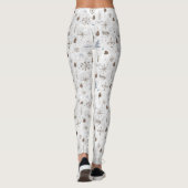 Boho Takken & Denneappel Kerstmis ID986 Leggings (Achterkant)