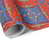 Boho Talavera Tegel Cadeaupapier (Rol Hoek)
