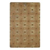 Boho Tapestry Pattern, Light Brown Mini Clipboard Klembord (Achterkant)