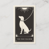 Boho Tarot Dog visitekaartje (Voorkant)