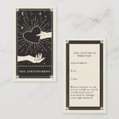 Boho Tarot hartAppointment Visitekaartje (Voorkant / Achterkant)