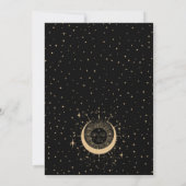 Boho tarot maan zon Huwelijksuitnodiging Save The Date (Achterkant)
