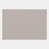 Boho Taupe Script Typografie Boy Baby shower Inpakpapier Vel (Voorkant 2)