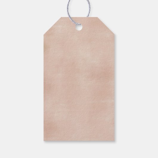 Boho  Tea Party Bedankt Label Cadeaulabel (Achterkant)