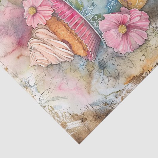 BOHO TEA PARTY DECOUPAGE TISSUEPAPIER (Detail)