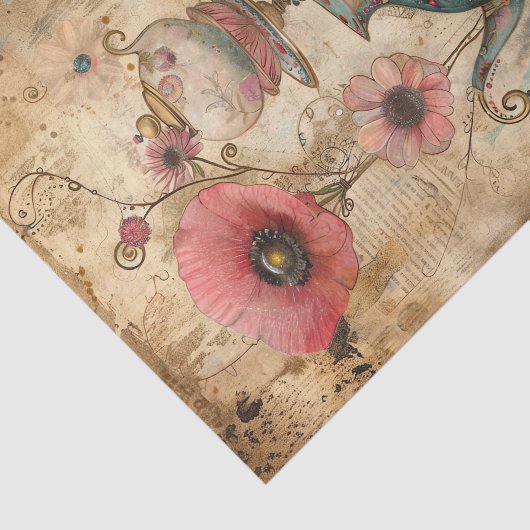 BOHO TEA PARTY DECOUPAGE TISSUEPAPIER (Detail)