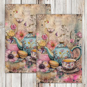 BOHO TEA PARTY DECOUPAGE TISSUEPAPIER