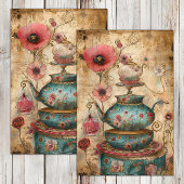 BOHO TEA PARTY DECOUPAGE TISSUEPAPIER