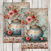BOHO TEA PARTY DECOUPAGE TISSUEPAPIER