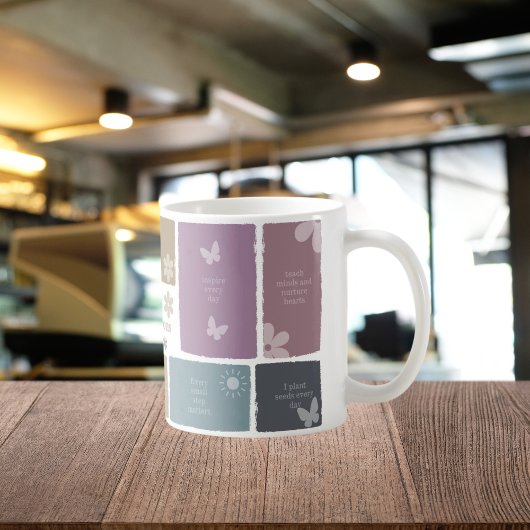 Boho Teacher Gift met affirmaties en plakboek Koffiemok